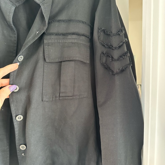 Rails Black Military Jacket Size XS - Picture 2 of 4